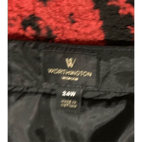 Womens Faux Leather Studded Gorgeous Skirt SZ 24 3XL Plus - Picture 15 of 16